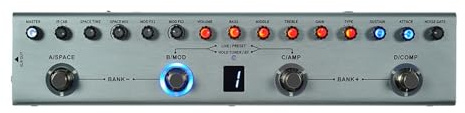 Pedal de efectos múltiples para guitarra, ecualizadores de 3 bandas, pedal de guitarra eléctrica, 3 retardos, 3 reverberaciones, pedal de efectos de guitarra