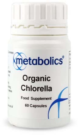 Organic Chlorella 60 Vegan Capsules | High‑Quality Detox & Immune Support Supplement | Rich in Vitamins, Minerals & Antioxidants | Vegan, Gluten‑Free, UK Made