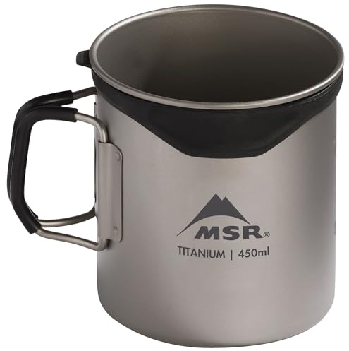 MSR Titan Cup 450ml ONE SIZE SILVER