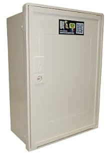 Carré Rouge - Coffret Compteur de Chantier Monophasé 30/45/60A + Bornier IP2X - Compatible Raccordement ENEDIS, Étanche, Fabrication Française - 49 x 35 x 20 cm