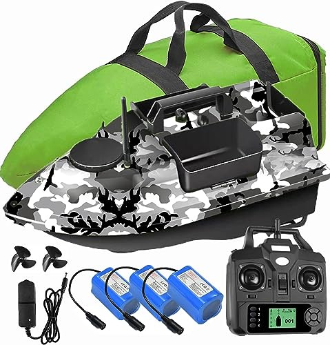 500M GPS barchino carpfishing Bait Boat Carp Hook Post barca da pesca, sensore LCD Fishfinder, con borsa, 12000mAh Batteria di grande capacità, regala antenne, eliche e altri piccoli regali, one key r