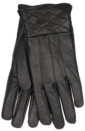 A2Z Ladies Leather Gloves Winter Warm Gloves Women Luxurious Sheepskin - Gloves LG1036 Black S/M