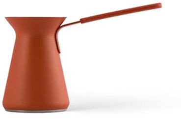 Moderne türkische Kaffeekanne OTTO, 550 ml, Edelstahl - BRICK - Funktioniert bei allen Herdarten