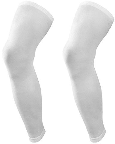 IBLUELOVER Genouillère Sport Femmes Hommes Manchon de Jambe Longueur Entière Genouillère de Compression Support Soutien Genou Cuisse Mollet Protège Genouillère Jambières Chaud Course Fitness Cyclisme