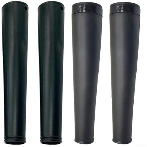 Leaf Blower Air Duct, Suitable For Most Leaf Blowers,Leaf Blower Outlet Pipe Set Includes Options For Both 230mm And 250mm Lengths(6PCS)