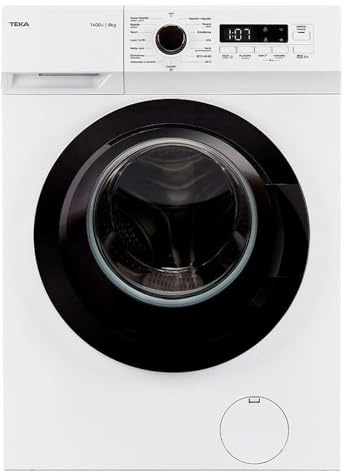 TEKA Lavadora de libre instalación 9 kg, Motor Inverter, 15 programas, Centrifugado 1400 RPM, Modelo WMK 40940