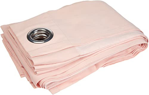 Schöner Wohnen Mono Ösenschal, Baumwolle, Rosa, 250 x 140 cm