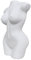 Fenteer Weiblichen Körper Form Blume Vase, Harz Vasen für Moderne Boho Wohnkultur, Menschlichen Körper Figuren Vase, innen Kunst Trockenen Blume Pflanzer - White