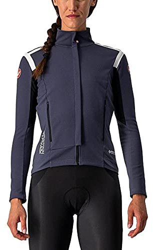 CASTELLI 4519535-570 PERFETTO RoS W LS Jacket Women's Dunkelstahlblau/weiches Rosa L