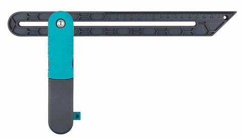 EIHI Fausse Equerre avec Fonction trusquin, Fausse Equerre Menuisier, Trusquin de Menuisier, pour Pose de sols et Construction de Meubles