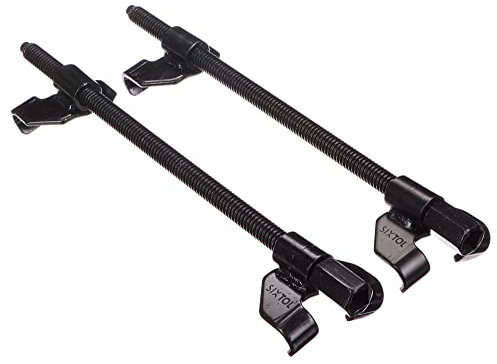 SIXTOL SPRING SET 2 270 mm | 2 Pieces Car Spring Compressor | Mounting Tensioner Tool | Tuning | Lowering Suspension Struts and Shock Absorbers | Suspension Spring Span | Span Spring Tensioner