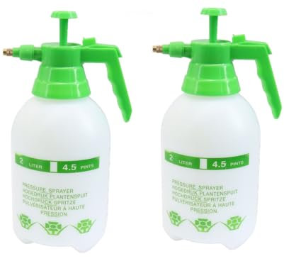 SECURA 2x Drucksprüher Handsprüher Pumpsprüher Pflanzensprüher 2 Liter