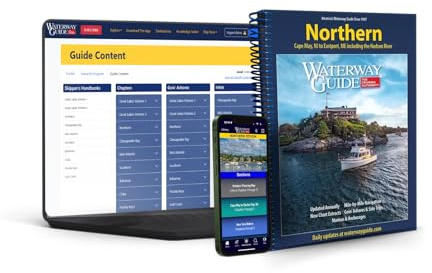 Waterway Guide Northern Bundle (Print + Digital): Essential Cruising Guide for Boating from Cape May to Eastport, including the Hudson