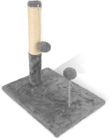 HEMOTON Griffoir pour Chat Réutilisable Poteau à Griffer Vertical pour Usage Quotidien Griffoir Décoratif Confortable pour Chaton