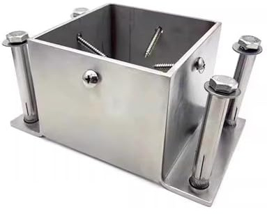 Ancoraggio resistente del supporto della posta della piattaforma, supporto robusto per la costruzione di ringhiere del portico del