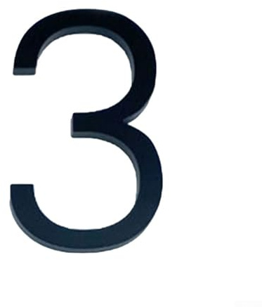 Besttoolifes Numéros de maison flottants pour portes extérieures, grand panneau d'adresse moderne en alliage de zinc avec finition résistante aux intempéries pour boîte aux lettres, clôture et villa