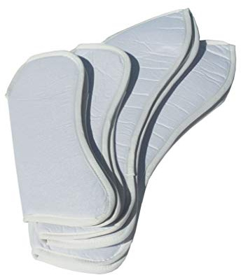 Rhinegold Shaped Leg Pads - Pony, White