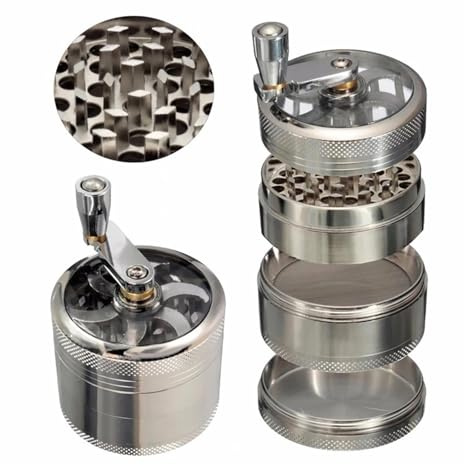 Getreidemühle, 4-lagige Zinklegierung 40mm Metall Gewürzbrecher Küchenmühle Zigarettenwerkzeuge