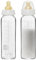 HEVEA Standard Hals Glasflasche Baby (Zweierpack (240 ml))
