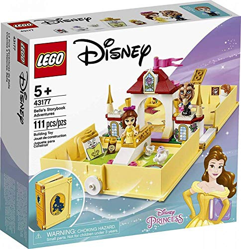 LEGO Disney Belle’s Storybook Adventures 43177 Creative Building Kit Toy (111 Pieces)