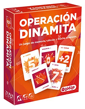 Ludilo 803047 Opération Dynamite, Lettres, Jeux éducatifs pour Enfants, Puissance la mémoire et Le calcul, Apprentissage des mathématiques en Famille, Plus de 7 Ans