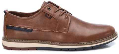 XTI 142111, Zapatos de Cordones Hombre, Camel, 43 EU