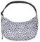 Ela Mo Moon Bag - Schöne Damen Halbmond Tasche - Nachhaltige Crossbody Bag aus recyceltem PET, schicke halbrunde Schultertasche für Alltag & Reisen (Leo)
