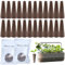 ZDL Esponjas De Cultivo Hidroponía,24pcs Esponjas de Cultivo,Esponjas de Crecimiento,Accesorios Cultivo Hidropónico Repuesto,Hidroponía Seed Starter,para Sistema Cultivo hidropónico Interior y jardín