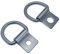8 Pièces Anneaux D'arrimage, Ancrages D'arrimage Robustes Anneau Arrimage en D de Couleur Noir Fixation INOX pour Charges sur Remorques Camions Camping-Cars Fourgonnettes