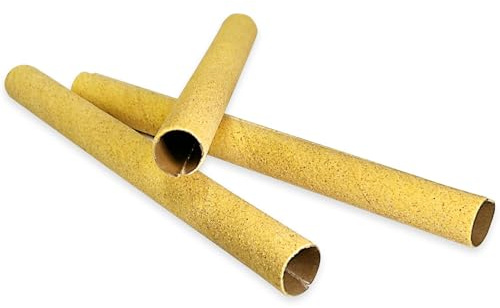 S&X Large Sand Perch Covers for Bird Cages, Bird Perches Sandpaper for Parakeets, Canaries, Finches & Other Small Birds, 2cm x 23cm, 3-Pack
