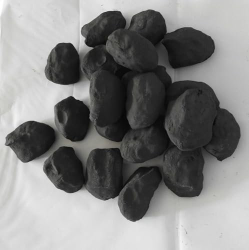 The Stove Wizard Gas Fire Replacement Coals - 20 Random Shaped Cast Coals, Black,Size 35mm to 70mm Suitable for Gas, Electric, LPG and Bio Ethanol Fires