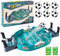 Editbar Interaktives Tischfußballspiel mit 6 Fußbälle, Fußballtisch interaktives Spiel, Mini-Fußballspiel für Kinder, Innen 2 Spieler Party Tischkicker Spielzeug Geschenk für Kinder und Erwachsene