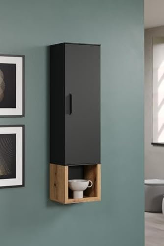 Wohnorama Hängeschrank SYNNAX Anthrazit/Coast Evoke Eiche NB