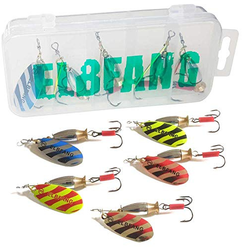 ELBFANG Spinner Set | 12g Spoon Bait | Forellenköder Hecht und Barsch Kunstköder