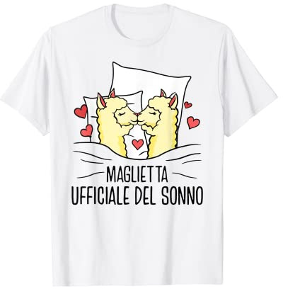 Divertente Lama Pigiama Camicia Da Notte Maglietta