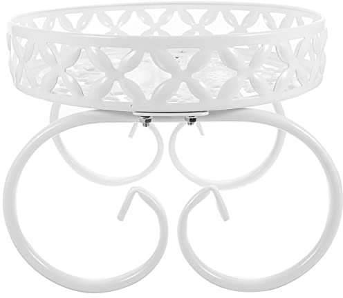 YARNOW Supporto Per Vasi Da Giardino Ferro Stabile Design Minimalista Per Interni Ed Esterni Decorazione Per Piante e Fioriere Per Balcone e Patio