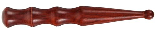 SMASOLO Bâton Acupression en Bois pour Massage du Corps Visage, Outil D'acupuncture Pratique Surface Lisse et Bords Arrondis pour Massage à Domicile