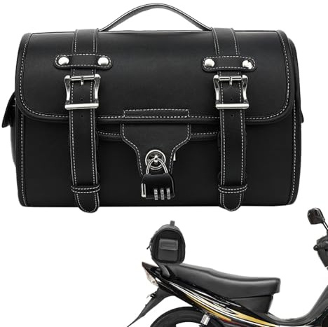 Générique Sac arrière de siège de Moto,Sac de siège de Moto, latéral de rétro, Sacs arrière pour la Plupart des Motos, Sacs à Bagages multifonctionnels pour Les Longs trajets