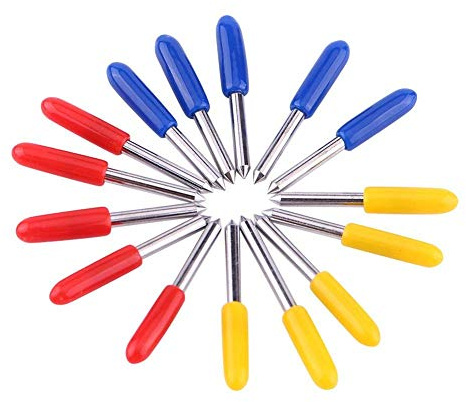 15pc 30/45/60 15pc 30/45/60 Degrés Roland de coupe Traceur Cutter Lames de couteaux pour Roland Traceur