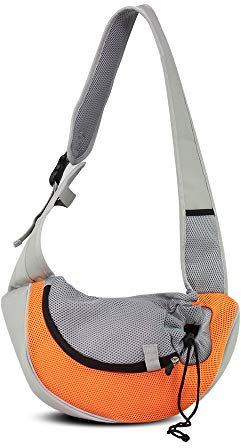 PETEMOO Sac de Transport pour Chat et Chien - Bandoulière/Épaule Sling pour Animaux de Compagnie