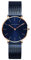 HANNAH MARTIN Damen Uhren Analog Quarz Edelstahl Wasserdicht Mesh Ultradünne