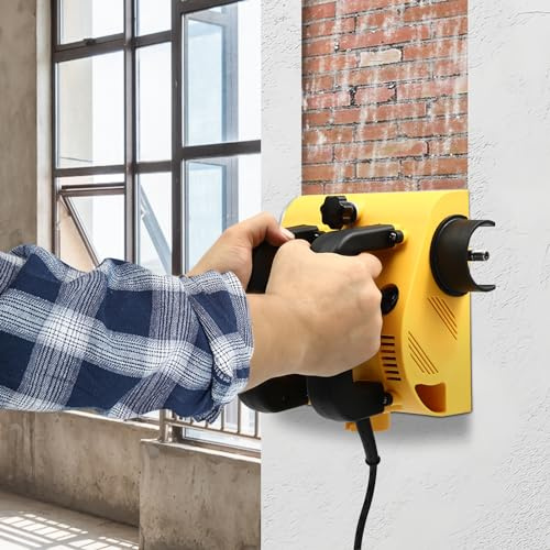 Electric Wall Scraper with Storage Box 1200W 0-2800r/min Electric Wall Planer Adjustable Depth 0-3mm Concrete Shovel Machine Corded Electric Wall Scraper Planner for Wall Renovation