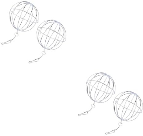 minkissy 4stücke Edelstahl Futterball Für Kleintiere Multifunktioneller Grass Feeding Für Hamster Kaninchen Und Meerschweinchen Zum Spielen Und Fressen Von Wiesengras