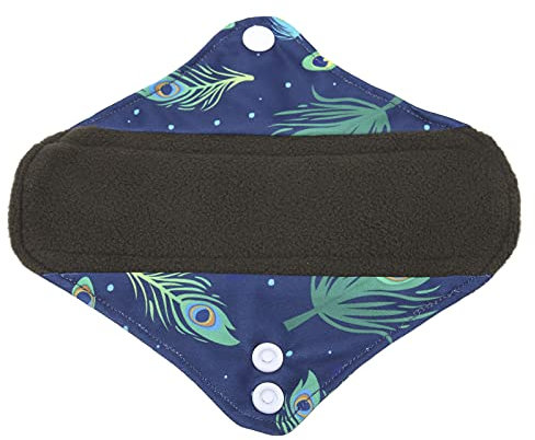 Verdant Touch Wiederverwendbare Damenbinden Wiederverwendbare Menstruationseinlagen, auslaufsichere waschbare Damenbinden für Frauen, Inkontinenzeinlagen für Übernachtung