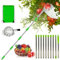 Anyingkai Cueille Fruit telescopique,4.2m Ramasse Pomme,Cueilleur de Fruits Amovible,Ramasse Noisette,Cueille Cerise,Ramasse Pomme, Outil Cueillette Jardin Arbre Poires Pêches cueille Fruit