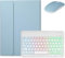 Bueuwe Tastatur hülle für Lenovo Tab P11 (TB-J606F/J606X)/Tab P11 Plus (TB-J616F/J616X) 11 Zoll, abnehmbare kabellose Tastaturhülle mit Hintergrundbeleuchtung und Maus,Blau