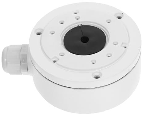 jojofuny Boîte De Jonction Étanche pour Caméras Support Mural Et Plafond Conception Spacieuse pour Câbles Électriques Utilisation Intérieure Et Extérieure pour Jardin Et Outils