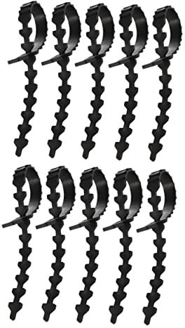 VINTORKY Sangles Réglables pour Arbres Fruitiers 10Pcs Attaches pour Jardin Caoutchouc Solide Fixation des Branches Faciles à Installer