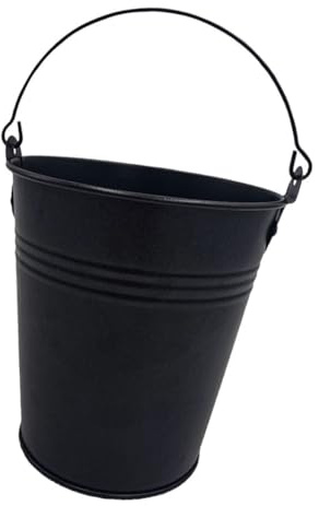 jojofuny Secchio in Ferro per Grasso Barbecue Contenitore per Olio e Secchio Raccolta Grasso per BBQ Esterno Facile da Pulire e Durevole