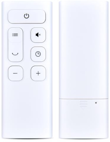 RETROSUN Replacement Remote Control for Senmeo ＆ Zicooler Bladeless Fan, Compatible with 22 Tower Fan UML-018,White